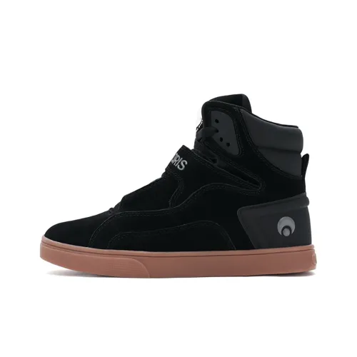 OSIRIS Coverage Slip Resistant Cushioning Wear Resistant Support High Top Skateboard Shoes dq6400-300 Unisex Black