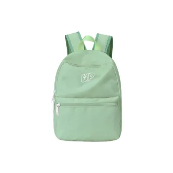 TURN UP Polyester Students Backpack Unisex Green