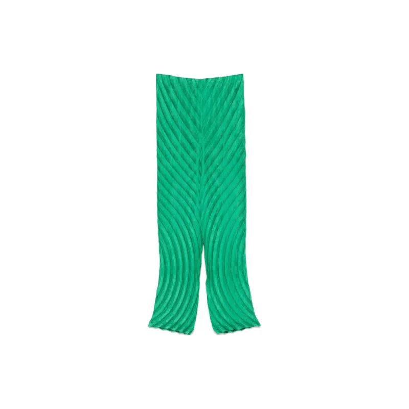 ISSEY MIYAKE Nuance Pleats Solid Trousers-1