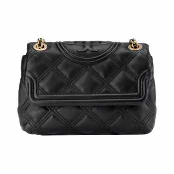 TORY BURCH Fleming Sheepskin Crossbody Bag, Shoulder Bag Women's Black