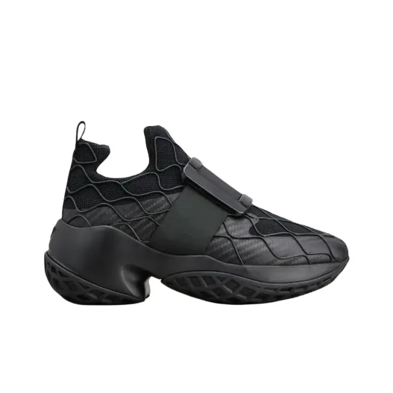 Roger Vivier Viv' Run Technical Lacquered Buckle Sneakers Women's-1