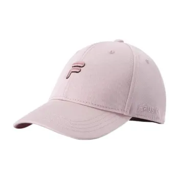 FILA FUSION Cotton Baseball Caps Unisex Light Pink