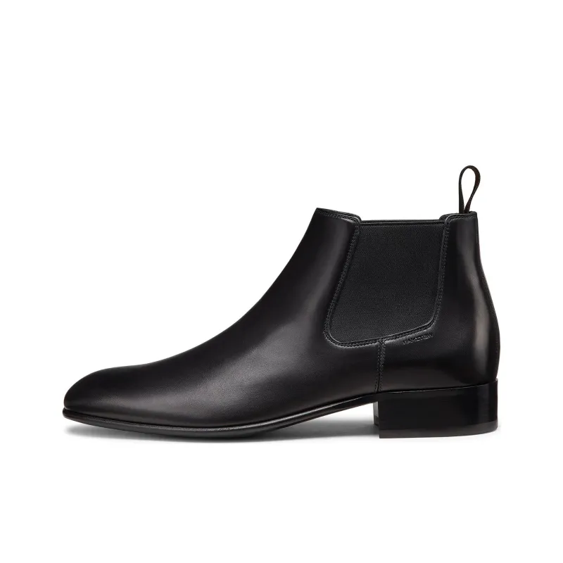 Stuart Weitzman/SW Adwin Ankle-Length Chelsea Boots Men's Black-0