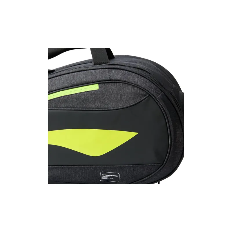 LiNing Polyester Gym Bag Large Size Unisex Gray/Black-5
