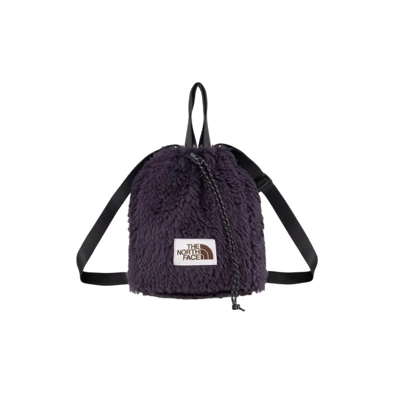 THE NORTH FACE Polyester Bucket Bag, Shoulder Bag Mini Unisex Dark Purple-0