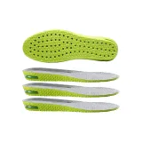 Green Gray[2 Pack 2.5cm]Air Cushion Shock Absorbers | Odor-Resistant Height Increasing