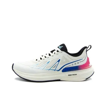 PEAK Mode 6.0 Pro Cushioning Lightweight Wear Resistant Low Top Casual Running Shoes Men's White Blue