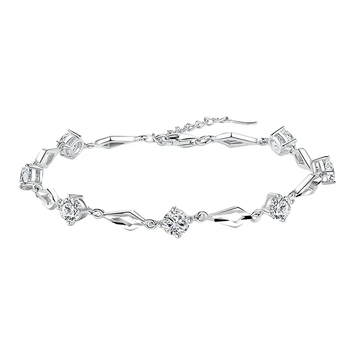 SINO GEM 999 Fine Silver Bracelets Women's-0