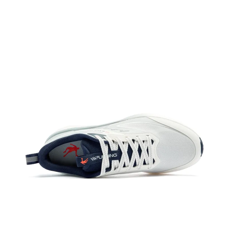QIAODAN Rapid LITE Running Shoes Men Low Top Ivory/Crab Shell Green-7