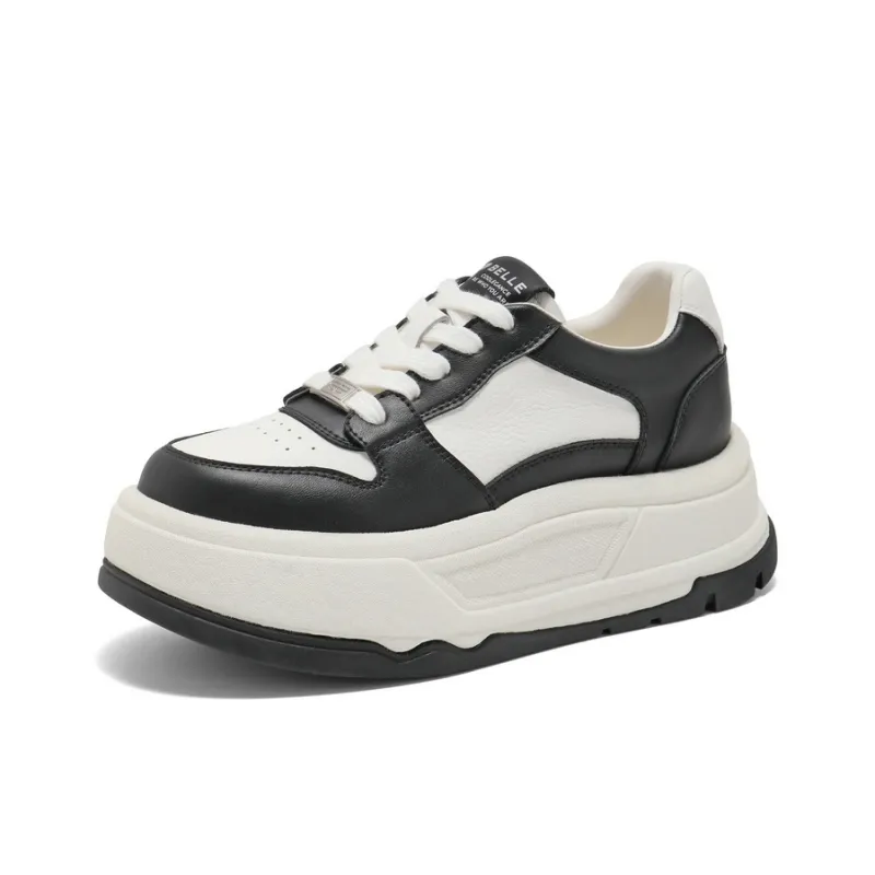 BELLE Lightweight Wear-Resistant And Slip-Resistant Low-Top Skateboard Shoes Women's-6
