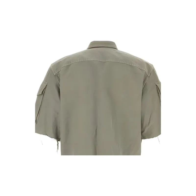 DRIES VAN NOTEN SS24 Shirt Men's Army Green-5