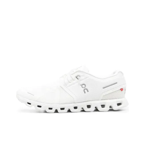 On Cloud 5 Anti Slip Wear Resistant Low Top Running zijn shoes Men's White