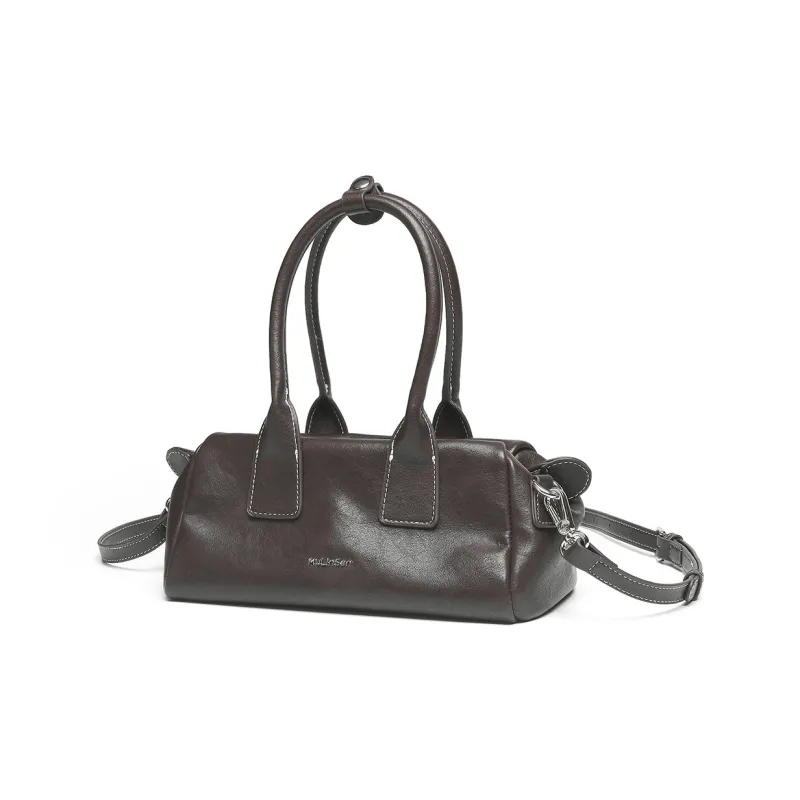 Mulinsen PU Shoulder Bag Crossbody Bag Handbags Women's Coffee-3