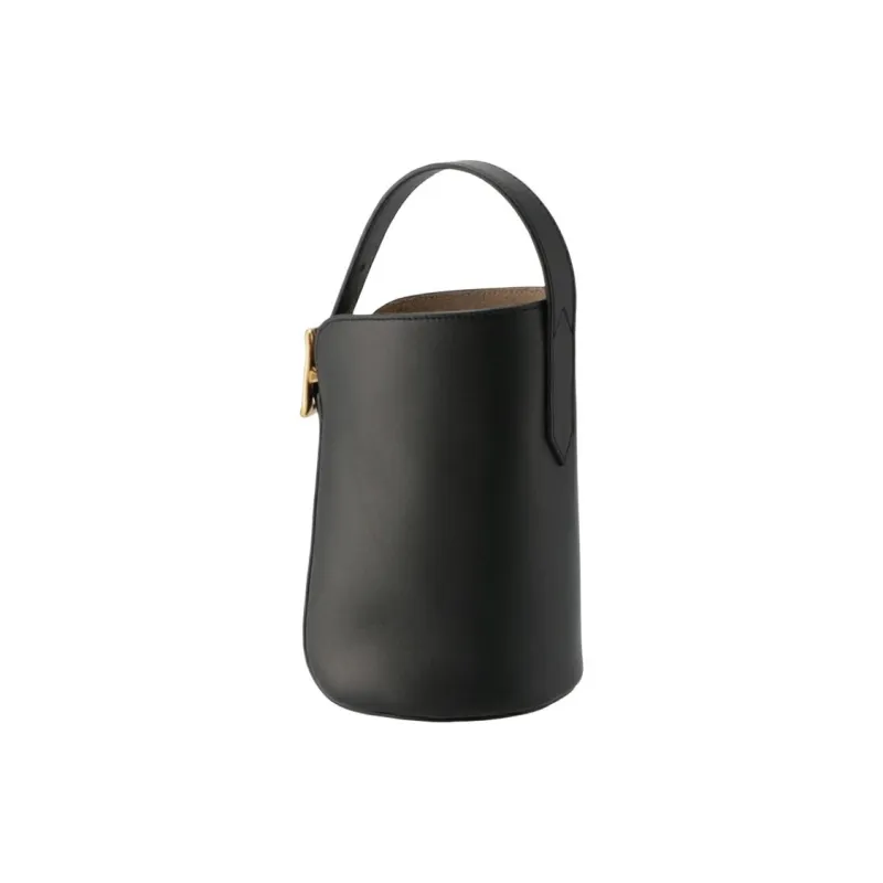J&M Calfskin Handbag Women's Black-3