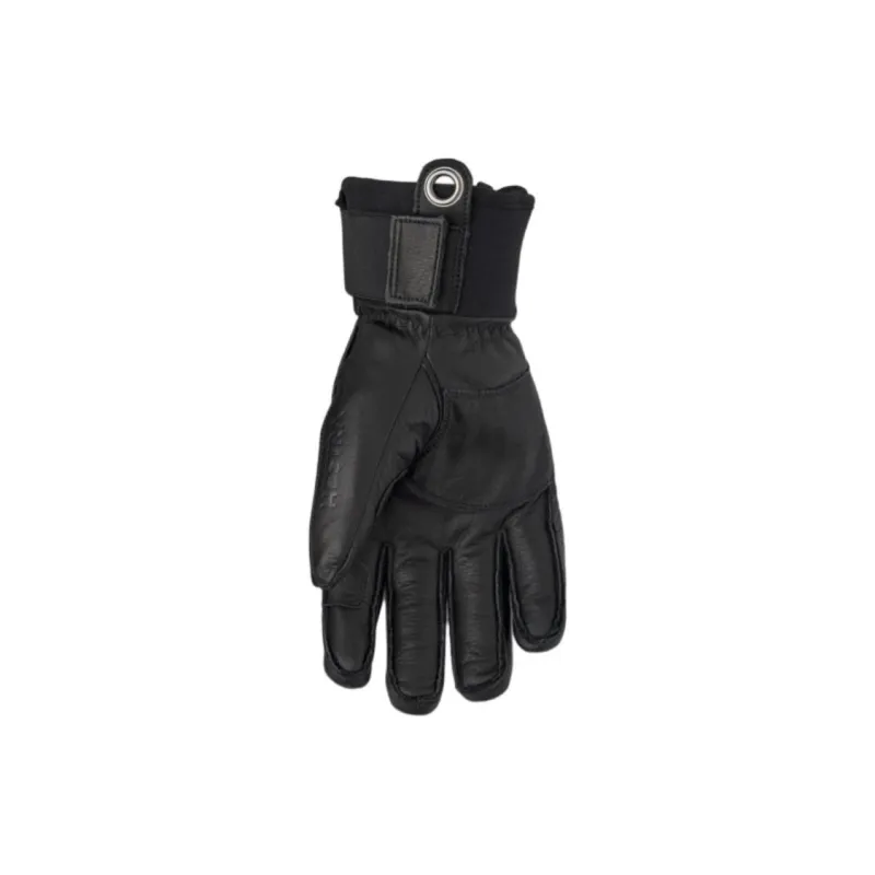 HESTRA Cow Leather Neoprene Gloves Unisex Black-2