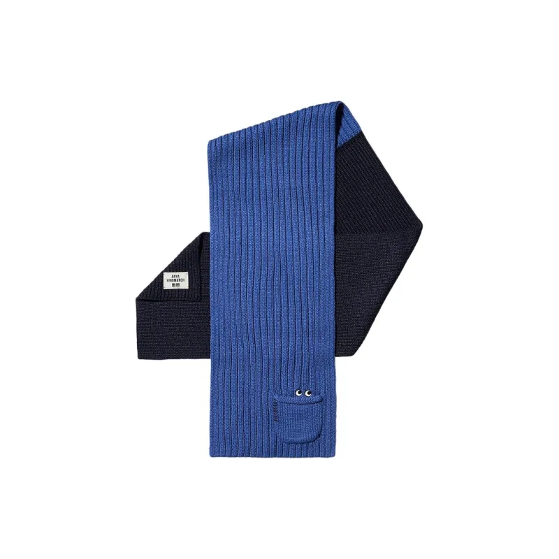 UNIQLO Acrylic Sheep Wool Polyamide Knit Scarves Unisex Multicolor-2
