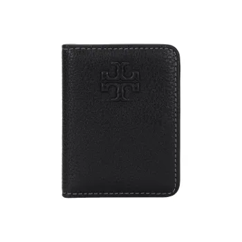 TORY BURCH Thea Cow Leather Card Holder Women's Black