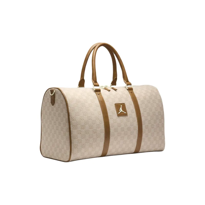 Jordan Polyester Luggage Bag Sports Bag Gym Bag Travel Bag Unisex Coconut Milk White-1