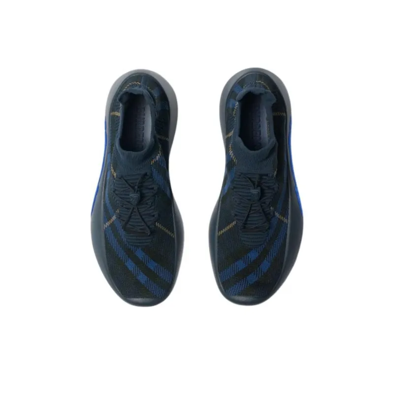 Burberry Neptune Low Top Casual Shoes Men's Black Blue-3