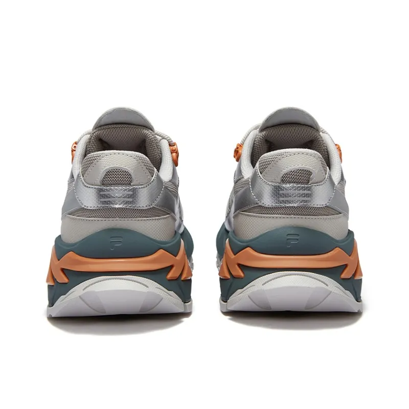 FILA FUSION COMET Xingji Shoes Anti-Slip Wear-Resistant Low-Top Casual Shoes Men's Gray-3