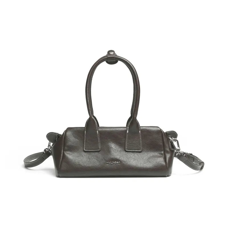 Mulinsen PU Shoulder Bag Crossbody Bag Handbags Women's Coffee-0