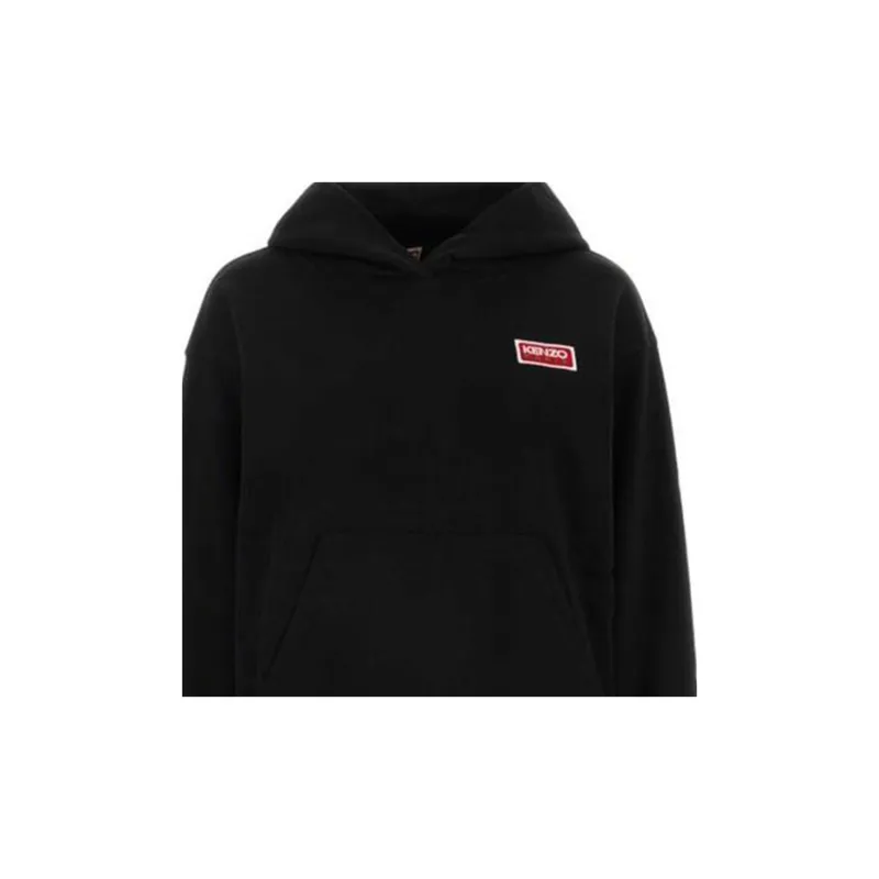 KENZO Logo Embroidered Hoodie-2
