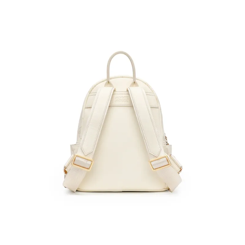MESUCA Disney, Collaboration Disney Collection PU Backpack Regular Women's Ecru/Pink/Silver-2