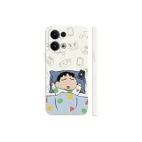 Antique White-Blue Shin-Chan in Bed