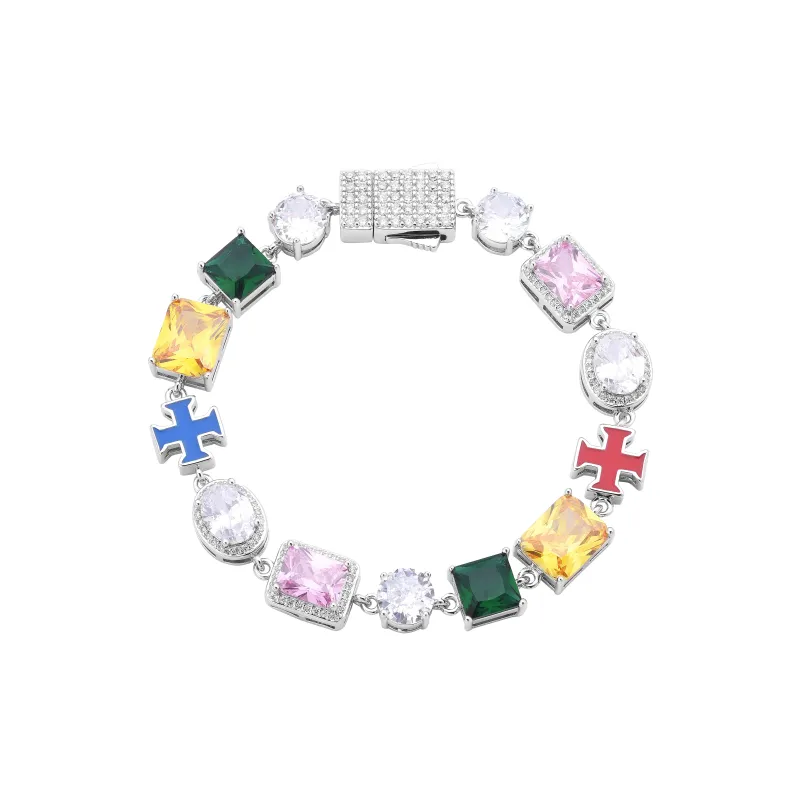 ICEGANG 5A Cubic Zirconia Bracelets Unisex-2
