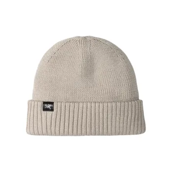 Arcteryx Velvet Wool Recycled Polyester Beanies Unisex Beige