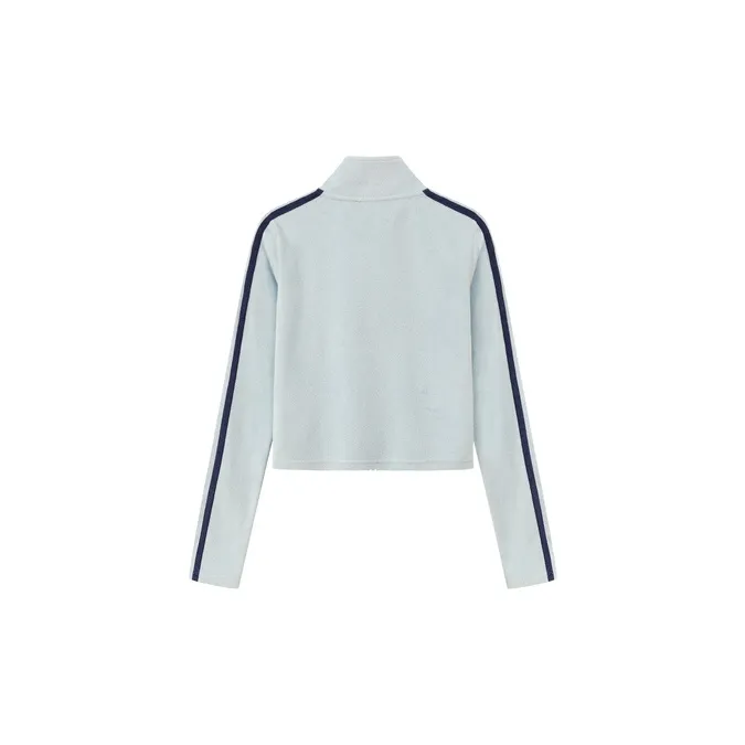 CHUU Cropped Coat Women's Baby Blue-1