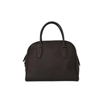 THE ROW Deerskin Bowling Bag, Handbag Women's Dark Brown