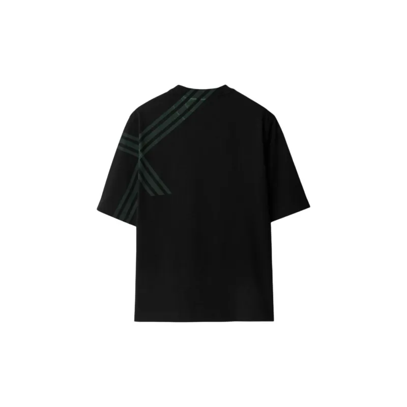 Burberry Check Print Short Sleeve T shirt-1