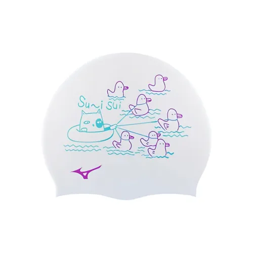 Mizuno Swimming Caps Silicone Swimming Pool Unisex 19.5*23cm