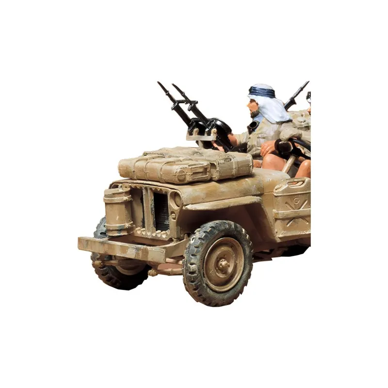 Tamiya 1/35 Military Model SAS Paratrooper Jeep Model Kits Desert Edition-2