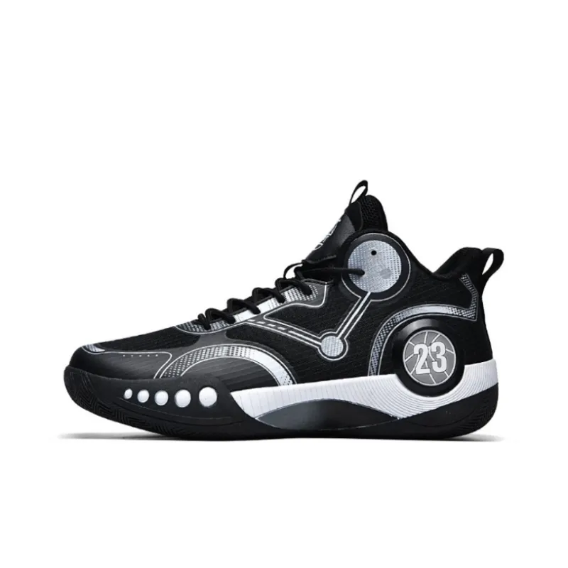 SOURCE Cushioning, Slip Resistant, Abrasion Resistant, Rebound Mid Top Basketball Shoes Unisex-21