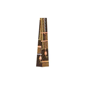 LOUIS VUITTON Silk Hair Bands Women's Brown