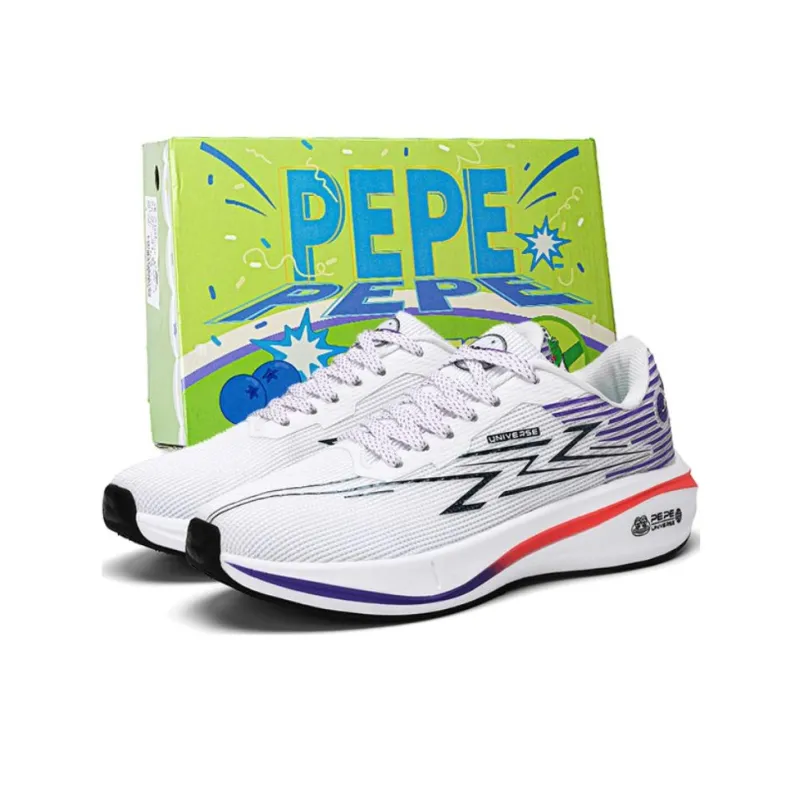 Pepe The Frog Cushioning, Slip Resistant, Abrasion Resistant, Breathable, Rebound Low Top Running Shoes Unisex-7