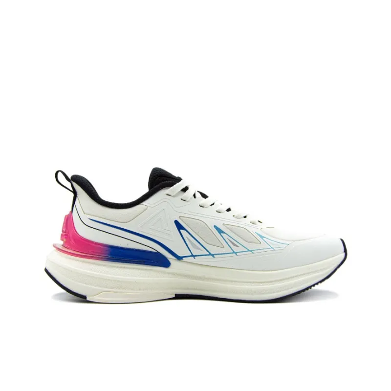 PEAK Mode 6.0 Pro Cushioning Lightweight Wear Resistant Low Top Casual Running Shoes Men's White Blue-1