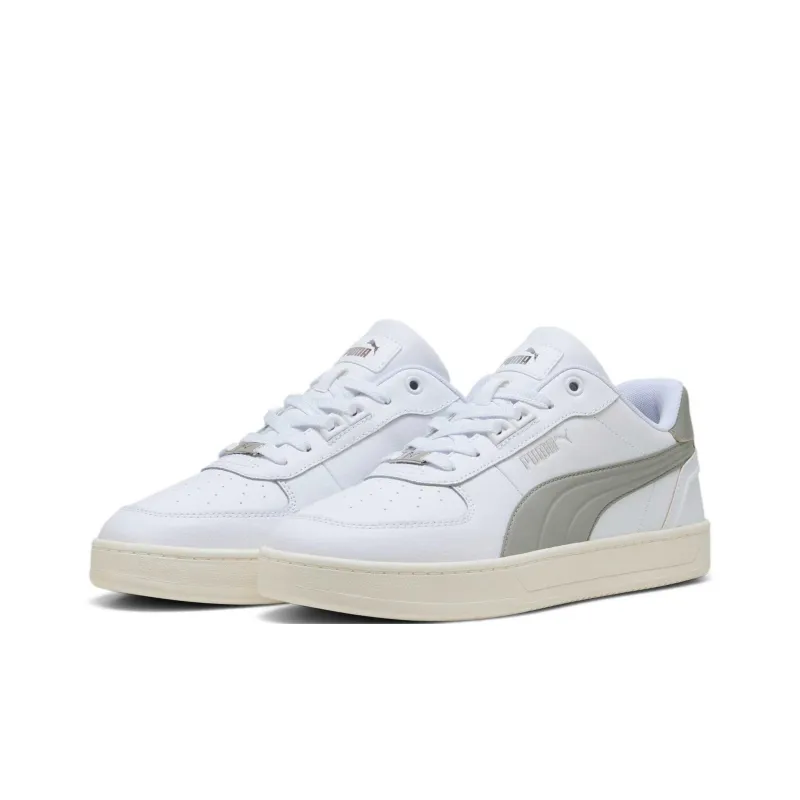 PUMA Wear resistant And Lightweight Low Top Skateboard Shoes Unisex White-2