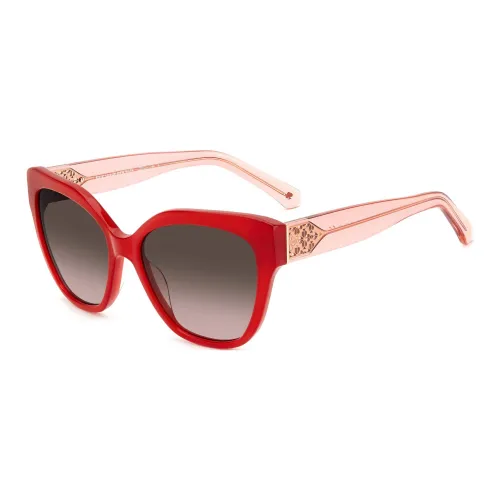 Kate Spade Acetate Square Sunglasses Women's Red