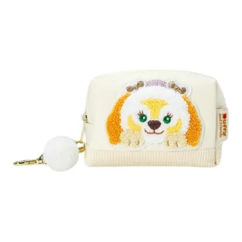Disney 2024 Winter Daffy And Friends Polyester Coin Purse Unisex Light Yellow