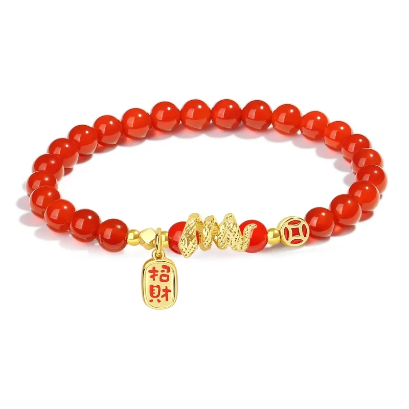 PUTUOSHANWENCHUANG Agate Bracelets Unisex-0