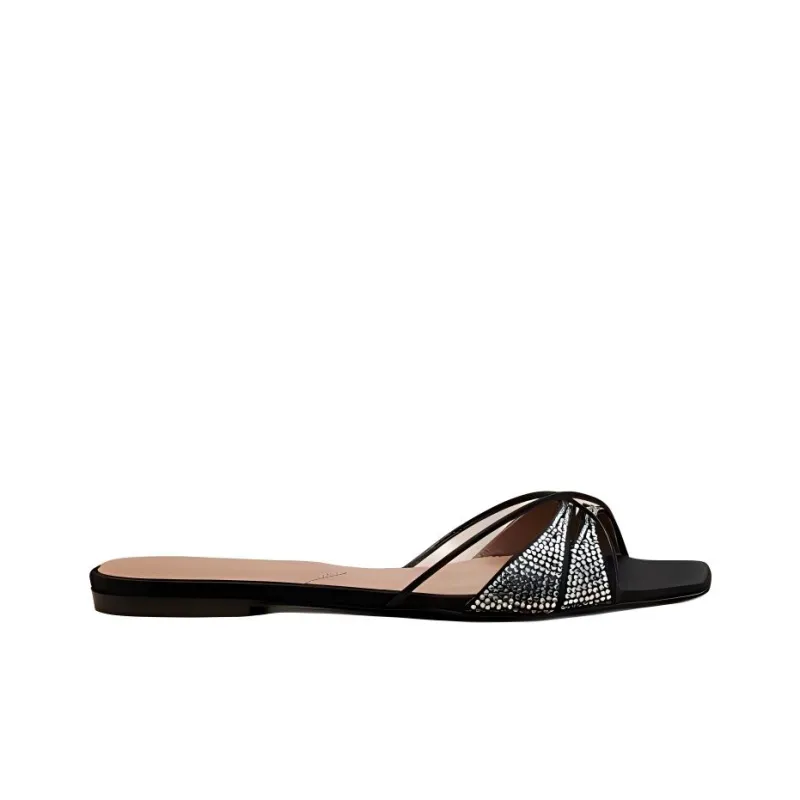 D'ACCORI Slide Slippers Women's Black-1