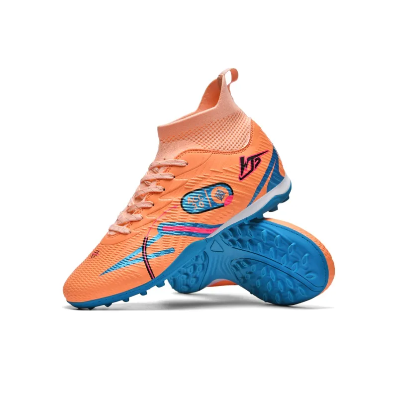 WEJIESS TF Rubber Broken Studs Soft Ground Firm Ground Anti-Slip Wear-Resistant Soccer Shoes Unisex-15