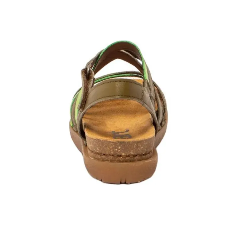 Art RHODES Strap Sandals Women's Dark Green-3