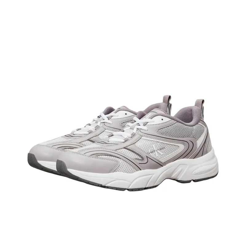 CKJ CALVIN KLEIN JEANS Low Top Casual Shoes Men's Gray-2