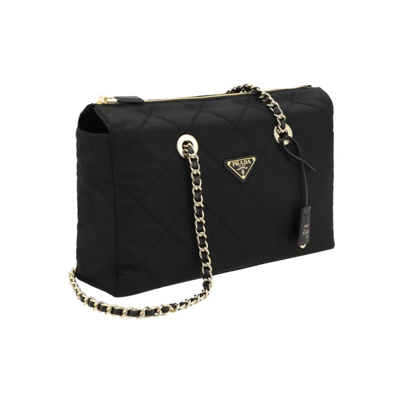 PRADA Re Edition Nylon Shoulder Bag Women's Black-1