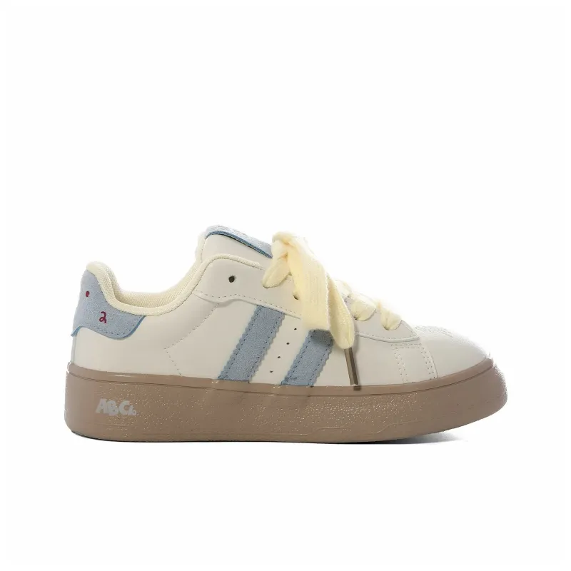 ABCIO Coverage Slip Resistant Water Resistant Low Top Skateboard Shoes Women's Cream Cake Box-2