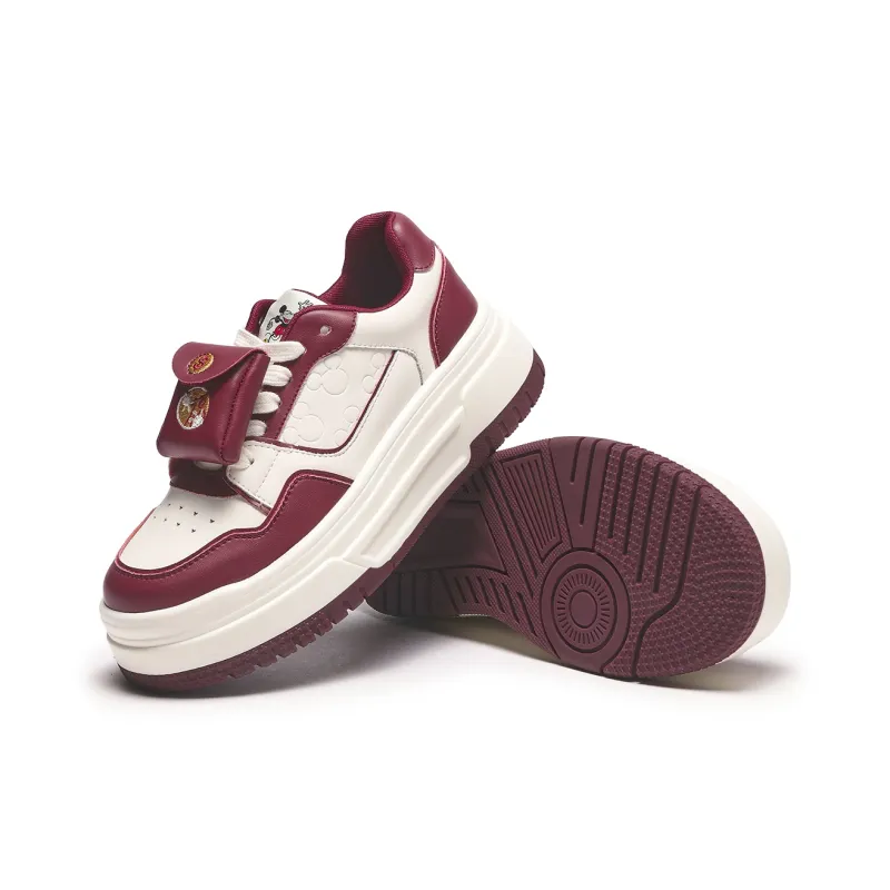 Disney x Hotwind CNY New Year Limited Collection Abrasion-Resistant Slip-Resistant Low-Top Skateboard Shoes Women's-7